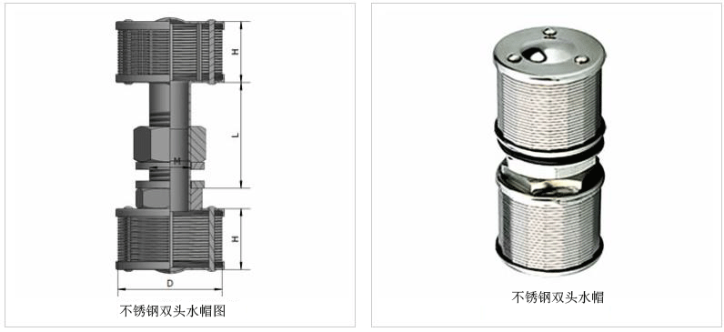 不銹鋼雙頭水帽